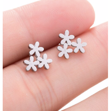 Daisy Cluster Stainless Steel Studs