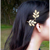 Gold Leaf Hair Pin