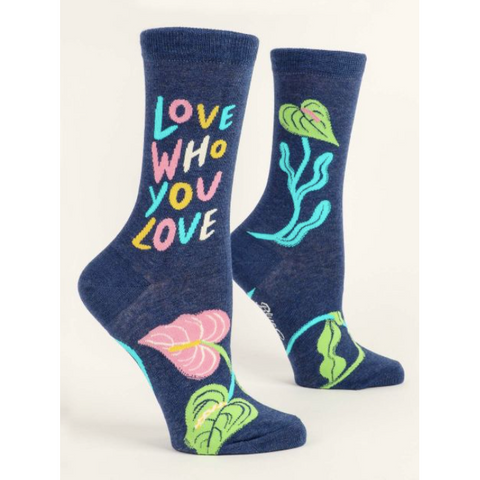 Love Who You Love Women's Crew Length Socks