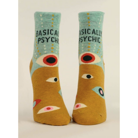 Basically Psychic Ankle Length Socks