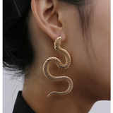 Large Snake Earrings
