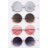 Oversize Wired Round Sunglasses