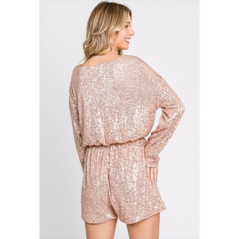 Rose gold romper forever 21 on sale