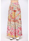 Pink Floral Palazzo Pants