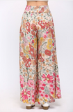 Pink Floral Palazzo Pants