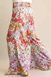 Multi Coloured Floral Palazzo Pants