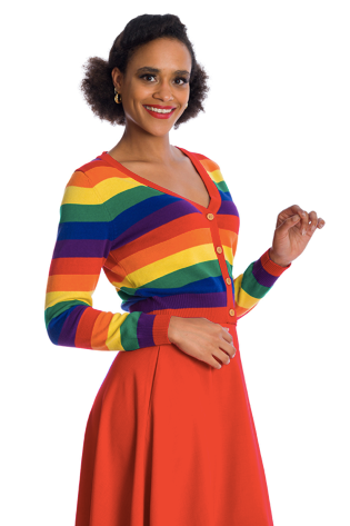 Over the Rainbow Cropped Cardigan
