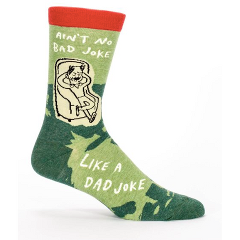 Ain't No Bad Joke Like a Dad Joke Men's Crew Socks