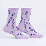 Lavender & Bees Crew Socks