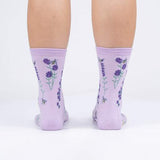 Lavender & Bees Crew Socks