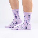 Lavender & Bees Crew Socks