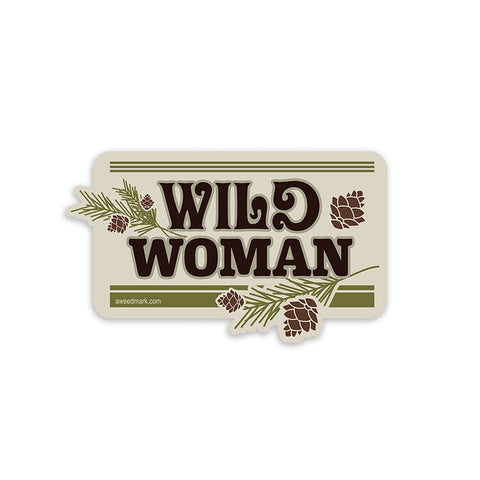 Wild Woman Vinyl Sticker