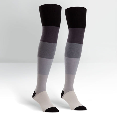 Dark & Stormy Over-The-Knee Socks