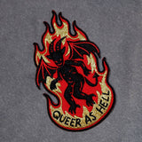 Queer as Hell Embroidered Patch