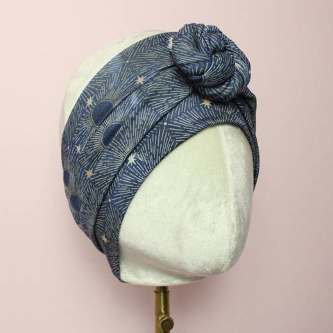 Moon & Star Wrap and Tuck Style Head Band