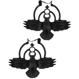 The Crow Hoop Earrings