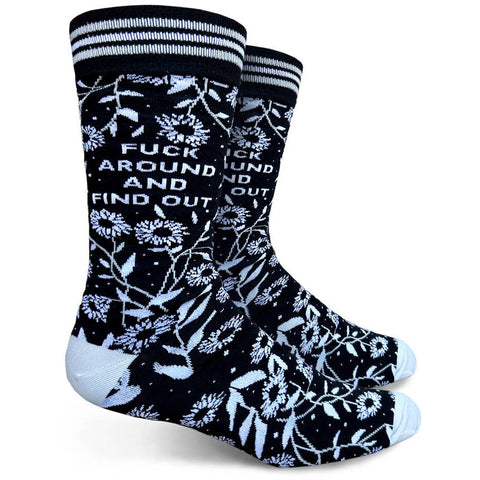 F*ck Around and Find Out Men's Crew Socks