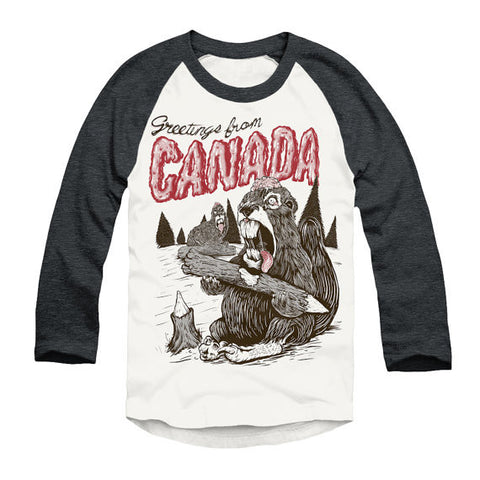 Greetings From Canada Unisex Baseball Tee