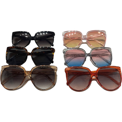 Oversized Plastic Framed Sunglasses “Truth”