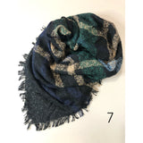Plaid Triangle Scarves - Assorted Colours