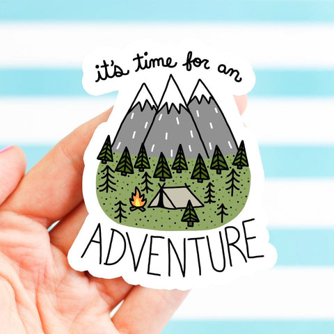 It's Time for an Adventure Sticker