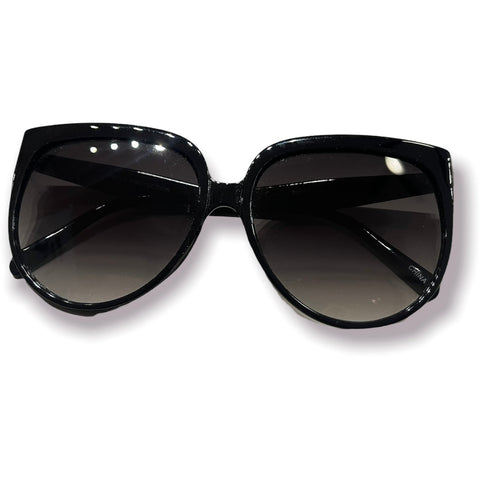 Oversized Plastic Framed Sunglasses