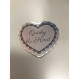 Quirky & Kind mirrored sticker