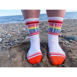 Saint John Retro Rainbow Gym Socks