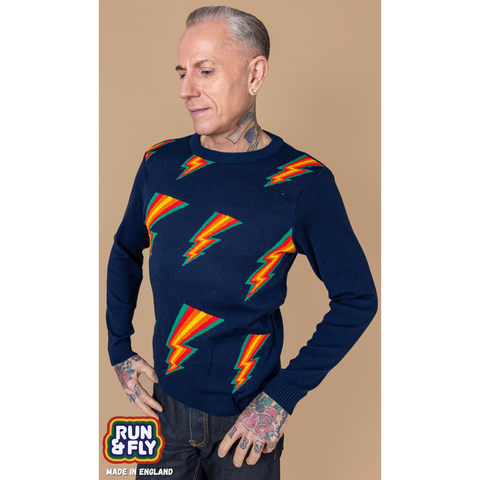 Sweater with lightning bolt discount