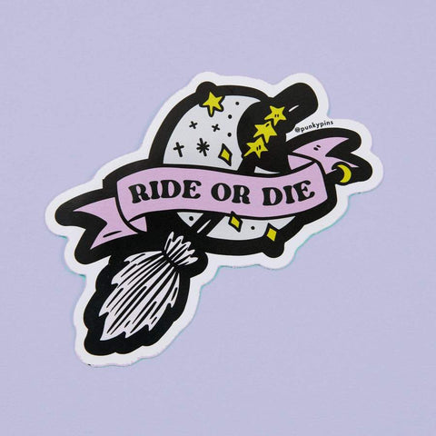Ride or Die Vinyl  Sticker