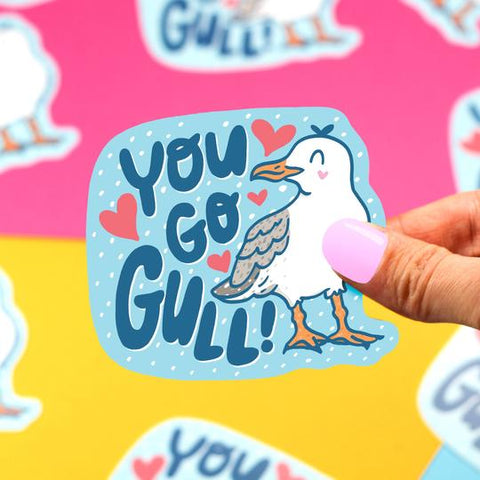 You Go Gull Vinyl Sticker